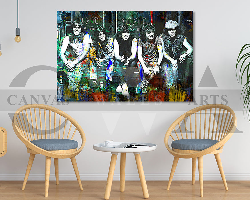 ACDC Canvas Wall Art