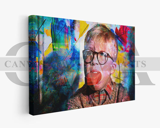A Christmas Story Wall Art Canvas Wall Art Movie Poster