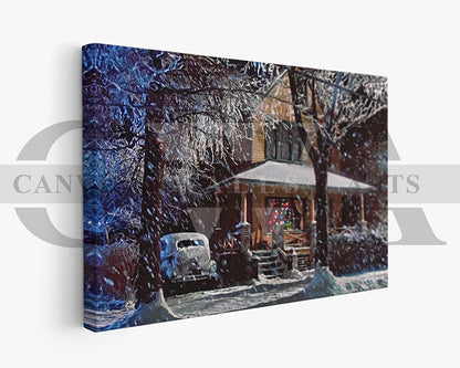 A Christmas Story Wall Art Canvas Wall Art Movie Oil Painting Canvas Print