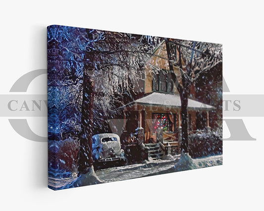 A Christmas Story Wall Art Canvas Wall Art Movie Oil Painting Canvas Print
