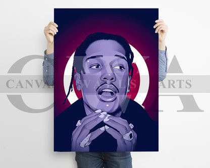 A$AP Rocky Canvas Print