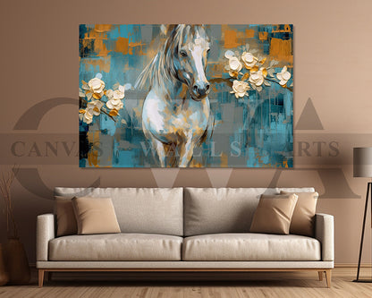 Abstract Painting Animal Canvas Wall Art
