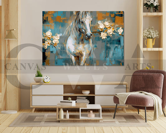 Abstract Painting Animal Canvas Wall Art