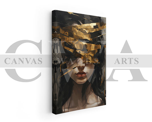 Abstract Painting Woman Wall Art