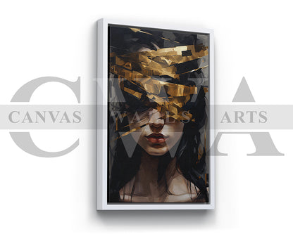 Abstract Painting Woman Wall Art