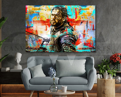 Jon Snow Canvas Wall Art Abstract Movie Poster