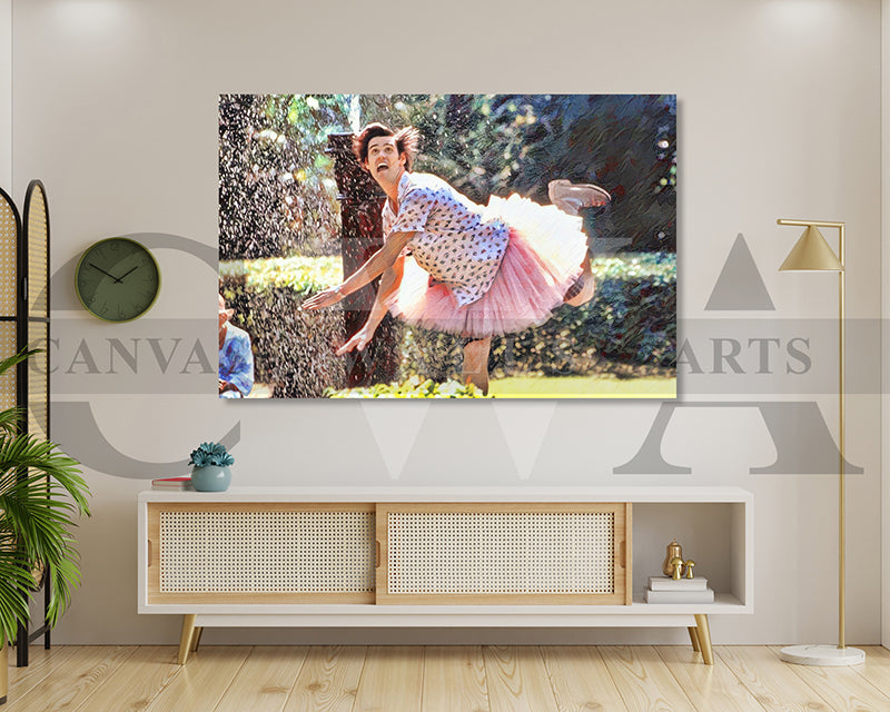 Ace Ventura Canvas Wall Art Movie Oil Painting Canvas Print