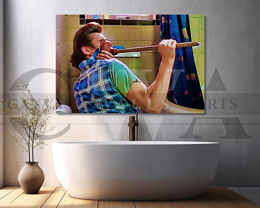 Ace Ventura Pet Detective Canvas Wall Art Movie Oil Painting Canvas Print