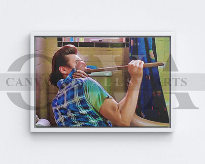Ace Ventura Pet Detective Canvas Wall Art Movie Oil Painting Canvas Print