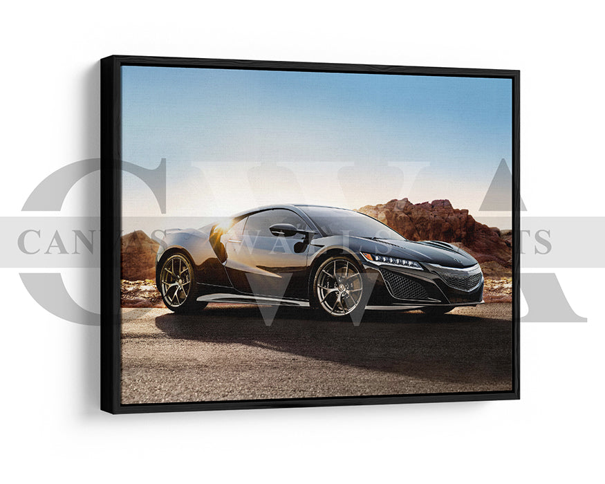 Acura NSX Canvas Wall Art Sport Car Poster Prints