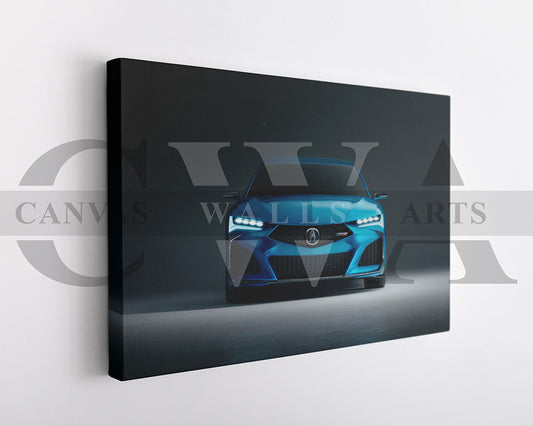 Acura Type S Canvas Wall Art Car Poster Frame