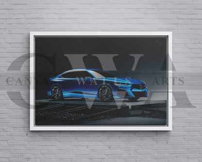 Acura Type S Canvas Wall Art Car Poster Print