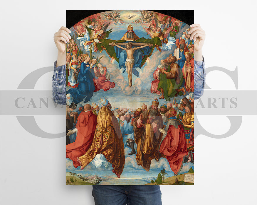 Adoration of the Trinity by Albrecht Durer Painting Canvas Wall Art