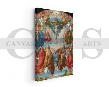 Adoration of the Trinity by Albrecht Durer Painting Canvas Wall Art