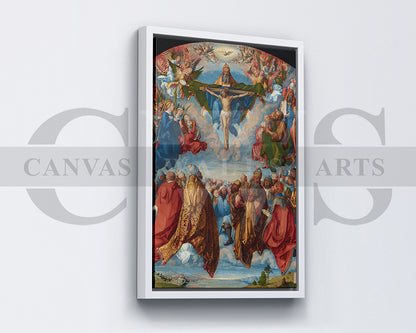 Adoration of the Trinity by Albrecht Durer Painting Canvas Wall Art