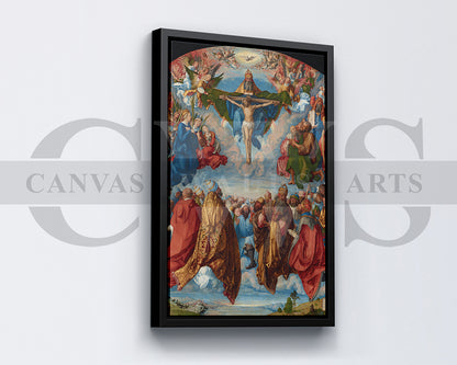 Adoration of the Trinity by Albrecht Durer Painting Canvas Wall Art