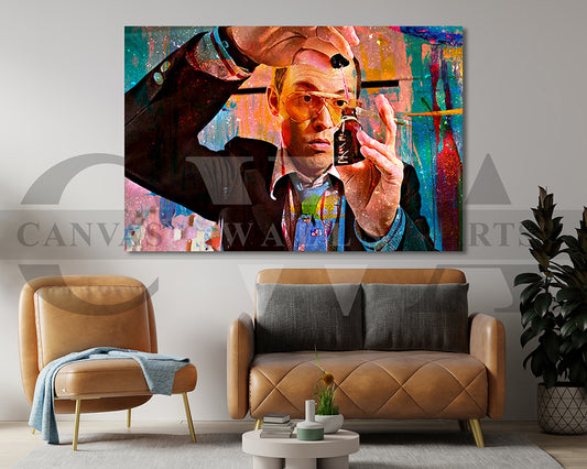 Adrenochrome Canvas Wall Art Abstract Movie Poster Print