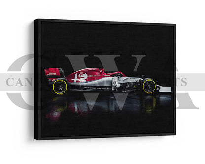 Alfa Romeo C38 Canvas Wall Art Racing Car Poster Prints