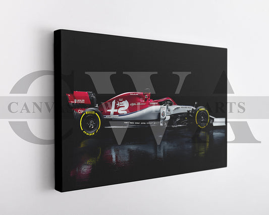 Alfa Romeo C38 Canvas Wall Art Racing Car Poster Prints