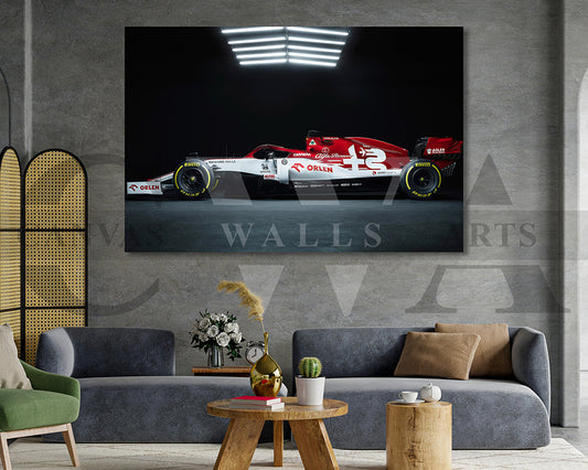 Alfa Romeo C38 Canvas Wall Art Car Poster Print