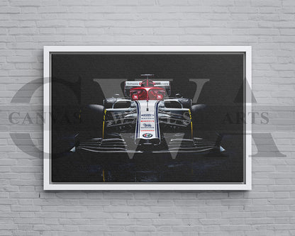 Alfa Romeo C38 Canvas Wall Art Racing Car Poster Print