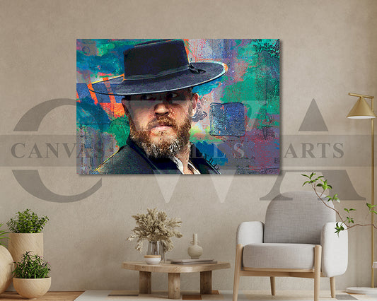 Alfie Solomons Canvas Wall Art Abstract Movie Poster Print