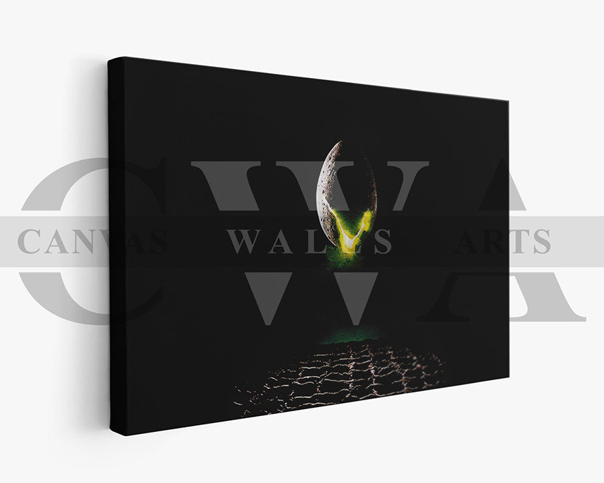 Alien Canvas Wall Art Movie Poster Print