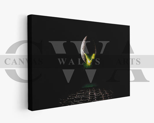 Alien Canvas Wall Art Movie Poster Print