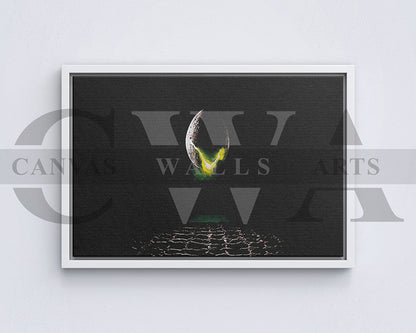 Alien Canvas Wall Art Movie Poster Print