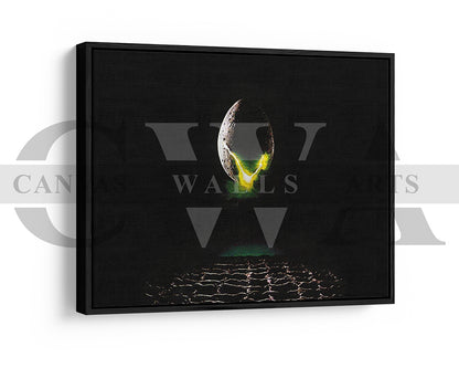 Alien Canvas Wall Art Movie Poster Print