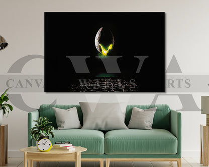 Alien Canvas Wall Art Movie Poster Print