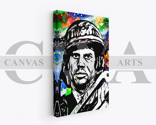 Aliens Hudson Canvas Wall Art Abstract Movie Poster Print