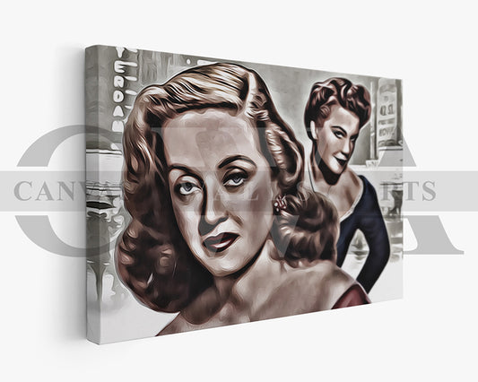 All About Eve Canvas Wall Art Abstract Movie Poster Print