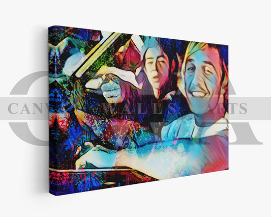 Alright Alright Alright Canvas Wall Art Abstract Movie Poster Print