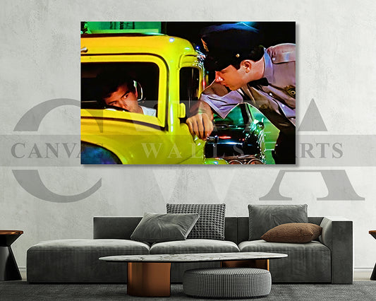 American Graffiti Canvas Wall Art Movie Oil Painting Canvas Print