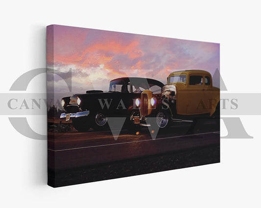 American Graffiti Canvas Wall Art Movie Oil Painting Canvas Print