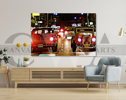 American Graffiti Canvas Wall Art Movie Oil Painting Canvas Print