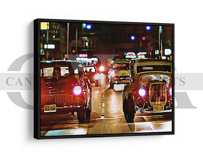 American Graffiti Canvas Wall Art Movie Oil Painting Canvas Print