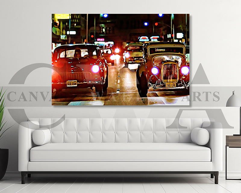 American Graffiti Canvas Wall Art Movie Oil Painting Canvas Print