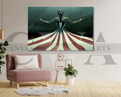 American Horror Story Canvas Wall Art Abstract Movie Poster