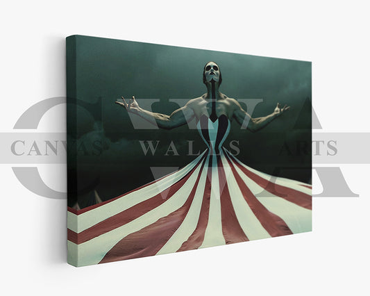 American Horror Story Canvas Wall Art Abstract Movie Poster