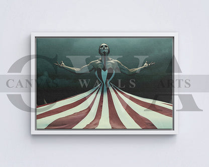 American Horror Story Canvas Wall Art Abstract Movie Poster