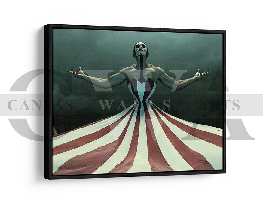 American Horror Story Canvas Wall Art Abstract Movie Poster