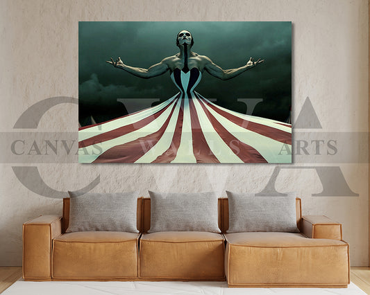 American Horror Story Canvas Wall Art Abstract Movie Poster