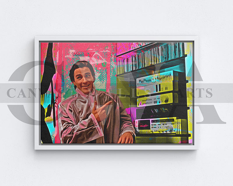 American Psycho Canvas Wall Art Movie Oil Painting Canvas Print