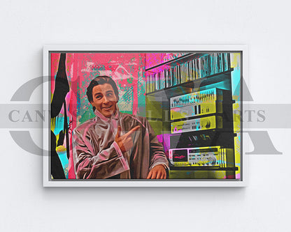 American Psycho Canvas Wall Art Movie Oil Painting Canvas Print