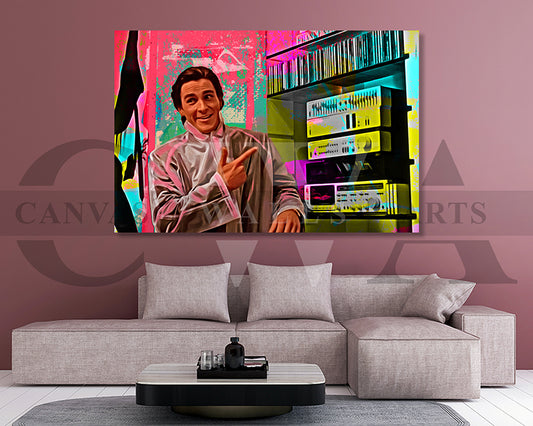 American Psycho Canvas Wall Art Movie Oil Painting Canvas Print