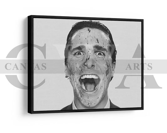 American Psycho Canvas Wall Art Movie Poster Print