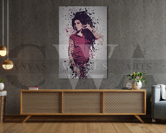 Amy Winehouse Canvas Wall Art