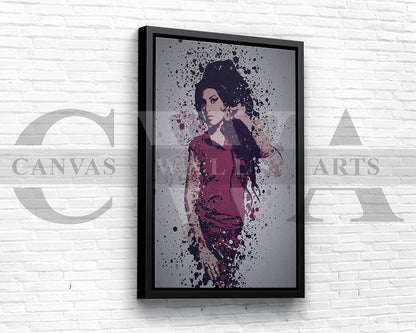 Amy Winehouse Canvas Wall Art